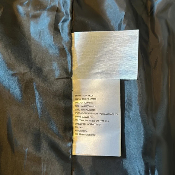 Michael Kors Black Belted Down Maxi Coat w/ Big Square Pockets GUC L - Picture 6 of 13